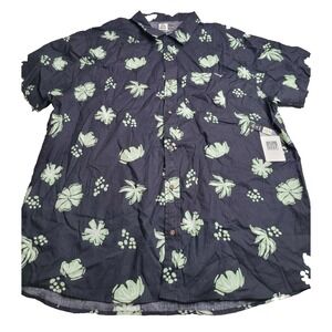Reef Short Sleeve Button Down Shirt Men's XXL NEW‎ WITH TAGS